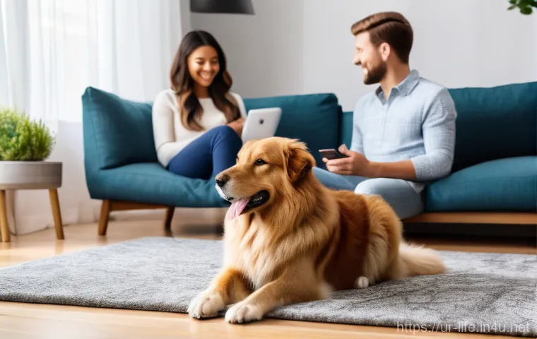 스마트 방범 장치의 종류와 비교 - Image Prompt 1: Remote Home Monitoring for Peace of Mind**