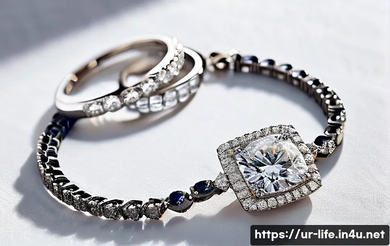 가정용 초음파 세척기의 활용법 - **Prompt 1: A Collection of Sparkling Treasures**
A close-up, highly detailed shot featuring a l...